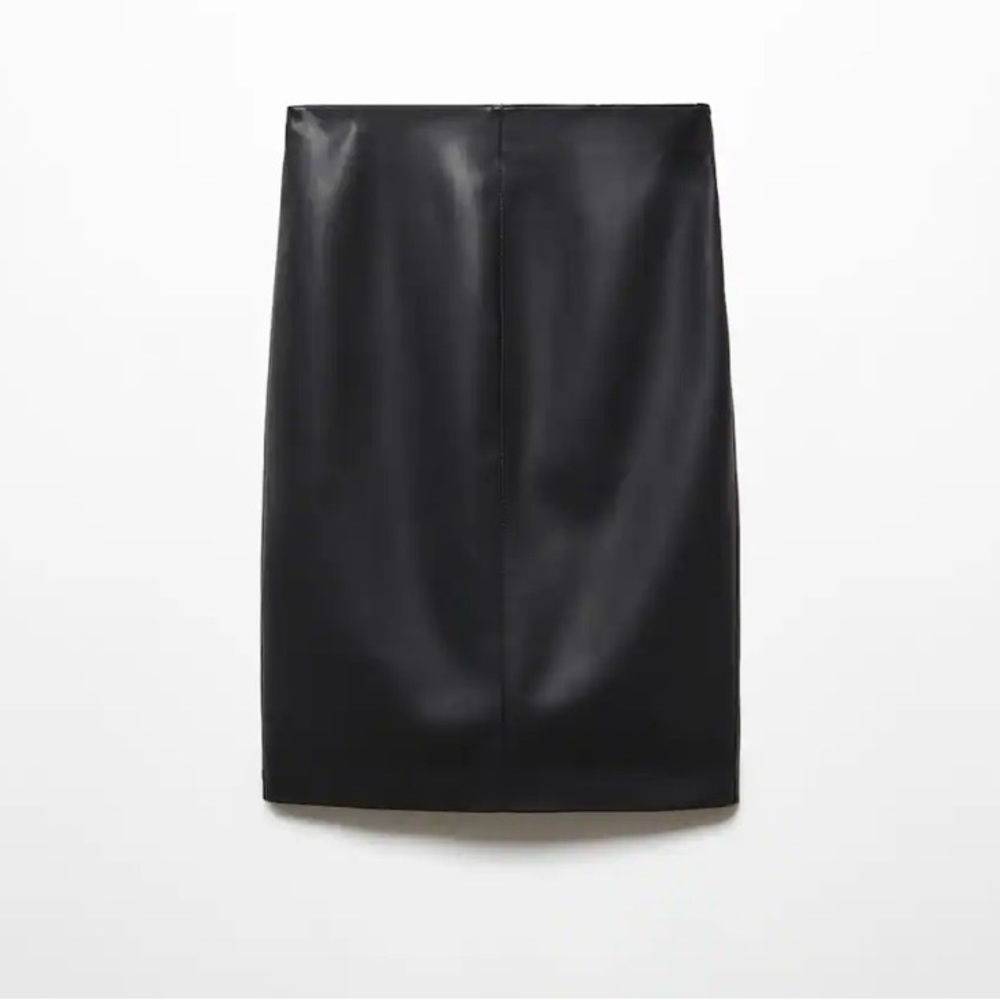 Black Faux leather
